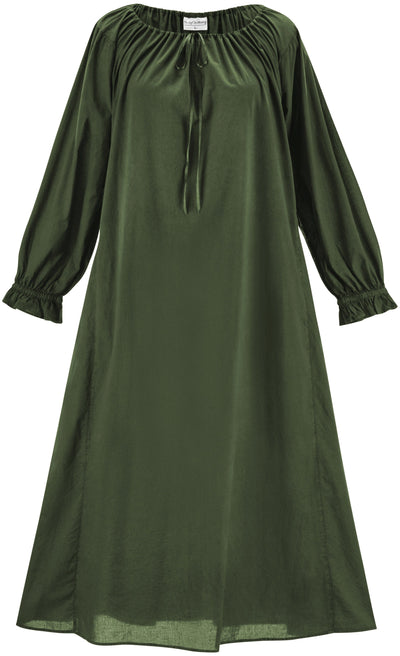 Renée Maxi Chemise Limited Edition Moss Green